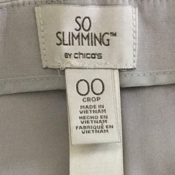 Chico's So Slimming Crop Pant size 00 - Picture 5 of 6
